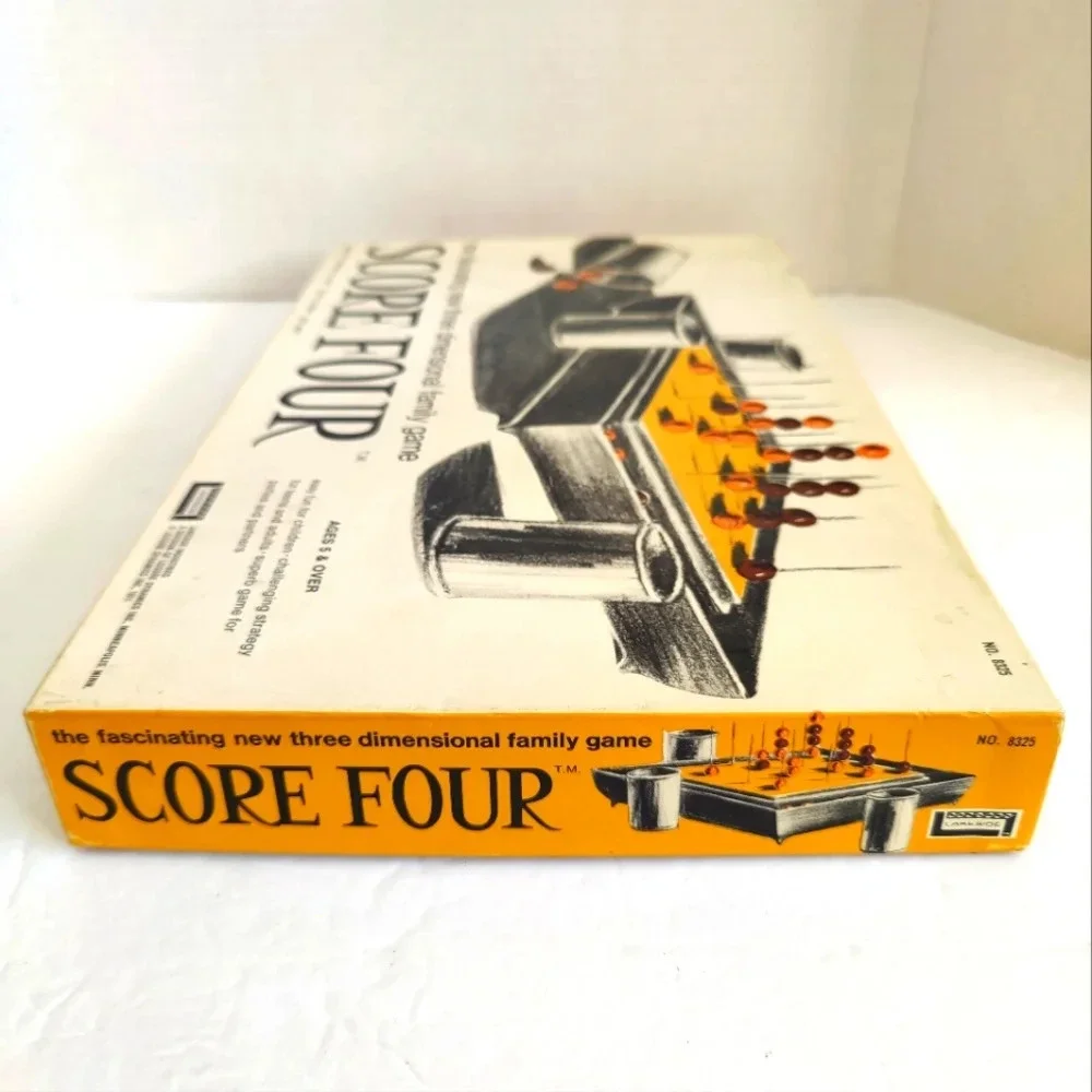 Score Four Board Game (1971) , Three Dimensional Game (read)
